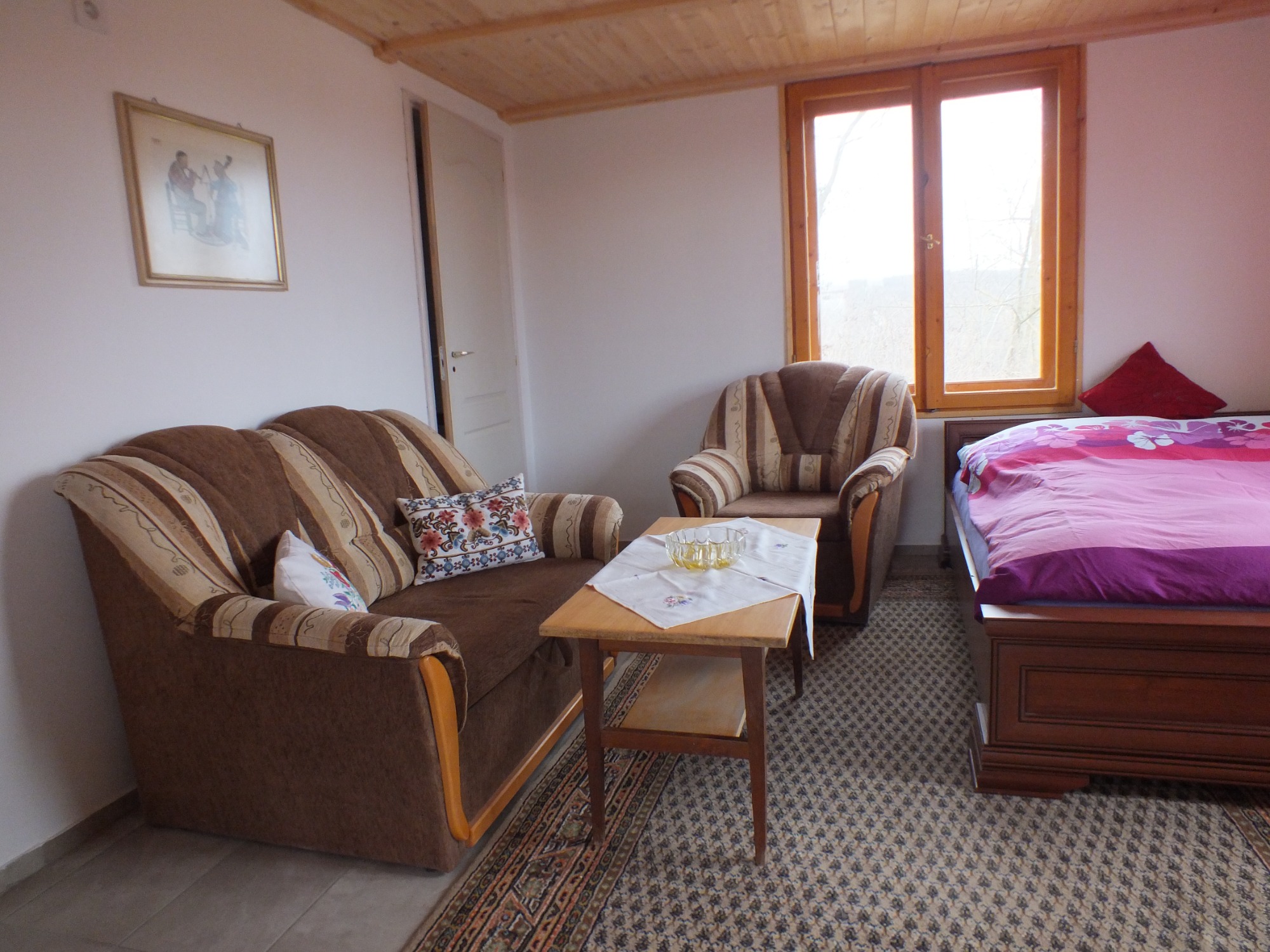 Gemütliches Wohn-/Schlafzimmer